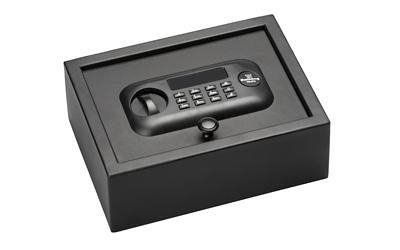 Pistol Vault, 12"X9"X4", Digital Lock, Standard Top Open Drawer Safe, Black BD1030