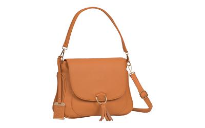 Hobo Purse with Holster, Orange, Leather BDP-077