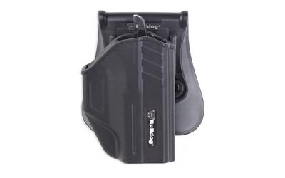 Thumb Release Polymer Holster, Fits Gen 1-4 Glock 19/23, Includes Magazine Holder, Right Hand, Polymer, Black TR-G19
