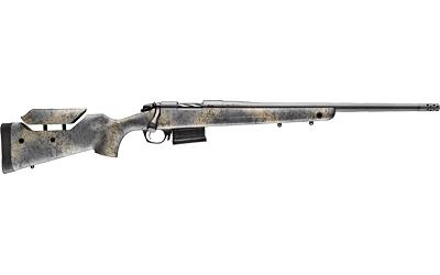 B-14 Series Wilderness Terrain, Bolt Action Rifle, 7MM PRC, 24" Threaded Barrel, Threaded 5/8x24, Omni Muzzle Brake, Fluted Bolt, Cerakote Finish, Sniper Gray, Molded Stock with Mini Chassis, 5 Rounds, 1 AICS Style Detachable Magazine, Right Hand 14LM651