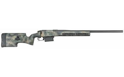 Ridgeback, Bolt Action, 300 Winchester Magnum, 26" Threaded Barrel, Black Finish, Camo Fiberglass Stock, 5Rd, AICS Style Detachable Magazine, TriggerTech Trigger, Bergara Premier Action, Fits Remington 700 Bases with 8X40 Screws BPR22-300F