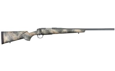Highlander, Bolt Action, 300 Winchester Magnum, 24" Threaded Barrel, Gray Finish, Camo Fiberglass Stock, 3Rd, TriggerTech Trigger, Bergara Premier Action, Fits Remington 700 Bases with 8X40 Screws BPR23-300