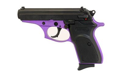 Thunder, Semi-automatic, Double Action, Compact, 380ACP, 3.5", Alloy Frame, Black/Purple Finish, Polymer Grips, 8Rd, Fixed Sights T380PRP8