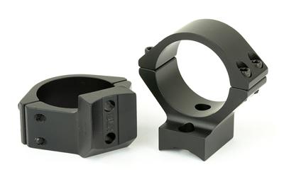 Fieldcraft, Rings Manufactured by Tally, 30MM Low, Black Finish, Fits Barrett Fieldcraft Rifle Only, Does Not Fit Magnum Action 16753