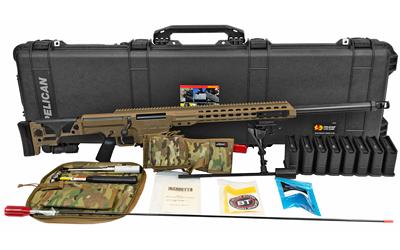MRAD, Bolt Action, 300PRC, 26" PROOF Heavy Stiff Carbon Fiber Barrel, FDE Finish, Folding Stock, 10Rd, 3/4 x 24 Thread Pitch, Fully Adjustable Trigger Module, 20MOA Rail, Single Stage Trigger, 8 Magazines, Tool Kit, Spare Parts Kit, Cleaning Kit, Cleanin