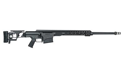 MRAD, Bolt Action Rifle, 338 Lapua, 20" Barrel, Black, Fixed Stock, 10Rd, Gen 1 Lower And Internal Parts With Gen 2 MLOK Upper, Compatible With All Conversion Kits 19460