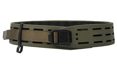 Grid Duty Belt, 32", Molle Compatible, Rigid Composite Laminate Construction, Ranger Green BELT-GRID-01-32-RG