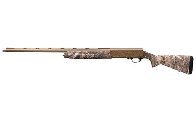 A5 Wicked Wing, Semi-automatic Shotgun, 12 Gauge 3" Chamber, 28" Burnt Bronze Cerakote Barrel, Includes 3 Invector-Plus Choke Tubes - F,M,IC, Burnt Bronze Camo Cerakote Finish, Mossy Oak Shadow Grass Habitat Composite Stock, Fiber Optic Front Sight, 4 Ro