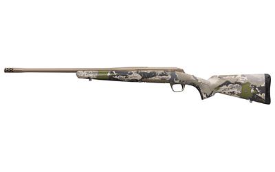 X-Bolt Speed, Bolt Action Rifle, 6.5PRC, 20" Threaded and Fluted Barrel, Radial Muzzle Brake, Cerakote Finish, Smoked Bronze, Synthetic Stock, OVIX Camouflage Finish, 3 Rounds 035559294