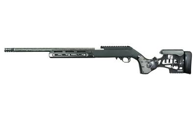 Executive, Semi-automatic Rifle, 22 LR, 20" Proof Research Threaded Barrel, 1/2X28" Thread Pitch, Matte Finish, Black, WOOX Furiosa Chassis with Walnut Inserts, 10 Rounds, 1 Magazine BRO-22-E-W