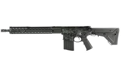 BRO Force Skull, Semi-automatic Rifle, 308 Win, 16" Barrel, Black Finish with Skulls, 20Rd, 1 Magazine BRO-FORCE-SKULL-308