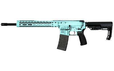 Spec+, Semi-automatic Rifle, AR, 223 Remington/556NATO, 16" Chrome-Moly Barrel, Anodized Finish, Tiffany Blue, MFT Pistol Grip, MFT Stock, Black, 30 Rounds, 1 Magazine BRO-FUSION-TBB