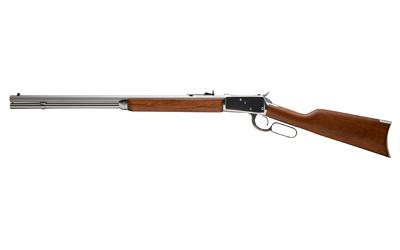 R92, Octagon, Lever Action, 44 Magnum, 24" Octagon Barrel, Stainless Steel Finish, Silver, Brazillian Hardwood Furniture, Buckhorn Sights, 12 Rounds. Right Hand 920442493