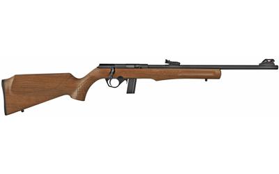 RB22, Bolt Action Rifle, 22LR, 18" Barrel, Black Finish, Synthetic Stock with Wood Hydro Dip, 10Rd, Adjustable Fiber Optic Sights RB22L1811HD5