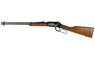 Rio Bravo, Lever Action, 22 WMR, 20" Barrel, Adjustable Sights, Wood Stock, "Life, Liberty, and the Persuit of Happiness" Engraved on Receiver, 12Rounds RL22W201WD-EN19