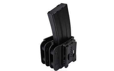 Revolution Double Vertical Magazine Pouch, Fits AR-15 Magazines, Right Hand, Black AMMX0074AR15DBTLMVBLKRH