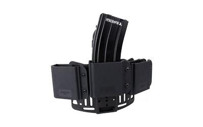 Revolution Triple Vertical Magazine Pouch, Fits AR-15 Magazines, Right Hand, Black, Thigh Rig AMMX0074AR15THTRMVBLKRH