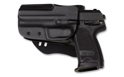 Outside the Waistband Holster, Fits Glock 26/27/33, Right Hand, Black, with Adjustable Sting Ray Loop HOLX000850529324