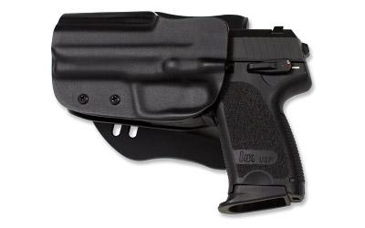 Outside the Waistband Holster, Fits HK VP9, Right Hand, Black, with Tek-Lok Attachment HOLX000867404942