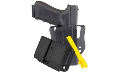 Revolution Combo Pack Belt Holster, Fits Glock 17/22/31, Includes Revolution Holster/Double Magazine Pouch/Training Barrel, Right Hand, Black HOLX0076RC1722BLKRH