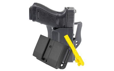 Revolution Combo Pack Belt Holster, Fits Glock 20/21 SF, Includes Revolution Holster/Double Magazine Pouch/Training Barrel, Right Hand, Black HOLX0076RC2021BLKRH