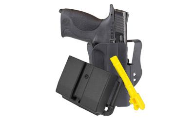 Revolution Combo Pack Belt Holster, Fits S&W M&P 9/40, Includes Revolution Holster/Double Magazine Pouch/Training Barrel, Right Hand, Black HOLX0076RCSWMPBLKRH