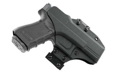 Total Eclipse 6-In-1 Holster, Fits Glock 26/27/33, Includes Straight Drop and FBI Cant E-Loops, Inside-The-Waistband Wings with Klipt Attachments, Ambidextrous, Black HOLX0107TEGL26BLKP1