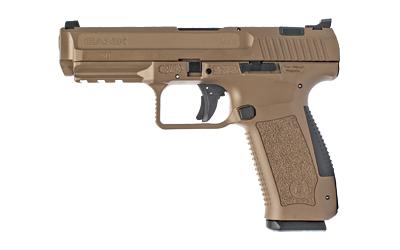 TP9SA MOD 2, Striker Fired, Semi-automatic, Polymer Frame Pistol, 9MM, 4.46" Barrel, Flat Dark Earth, Warren Tactical Sights, 18 Rounds, 2 Magazines HG4863D-N