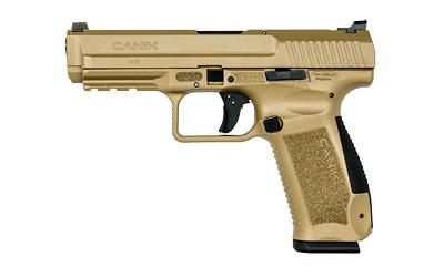 TP9SF, Striker Fired, Semi-automatic, Polymer Frame Pistol, Compact, 9MM, 4.46" Barrel, Matte Finish, Black, Blacked Out Rear Sight with Front Dot, 10 Rounds, 2 Magazines, Includes Holster and Interchangeable Backstraps HG4866D-N
