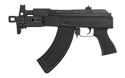 Mini Draco Pistol, Semi-automatic, 7.62X39, 7.75" Barrel, Steel Frame, Black, Polymer US Palm Grip, SLR Handguard with Handstop, Draco Muzzle Brake, One 30 Round Magazine HG6655-N