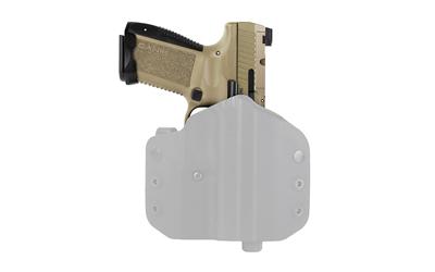TP9 Elite Combat, Striker Fire, Semi-automatic, Polymer Frame Pistol, Compact, 9MM, 4.75" Barrel, Matte Finish, Flat Dark Earth, 3 Dot Sights, 15 Rounds, 2 Magazines, Includes MeCanik M02 HG7167D-N