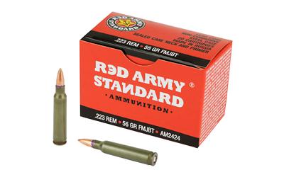 Red Army Standard, 223 Rem, 56 Grain, Full Metal Jacket, 20 Round Box AM2424