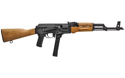 WASR-M, Semi-automatic, AK Style Rifle, 9MM, 16.25" Barrel, Black Finish, Wood Stock, 33Rd, Includes 1 Magazine RI3765-N