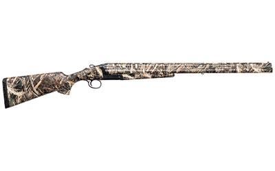 Triple Crown, Over/Under, 12Ga 3", 28" Barrel, Realtree MAX5 Finish, Synthetic Stock, RemChoke Thread Pattern, Fixed Fiber Optic Sight, 3 Rounds 930.084