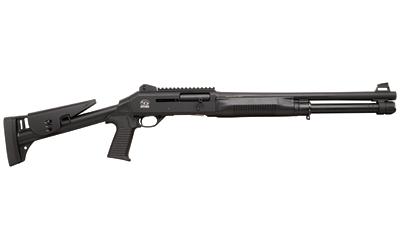 DPS Tactical, Semi-automatic Shotgun, 12 Gauge, 3" Chamber, 18.5" Barrel, Matte Finish, Black, 5 Rounds, Ghost Ring Sights 930.386