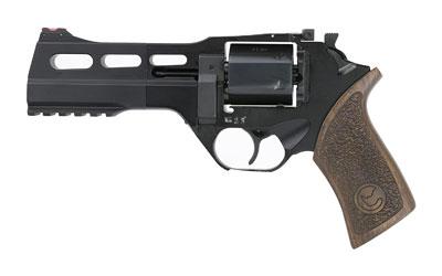 Rhino 50SAR Revolver, Single Action, 9mm, 5" Barrel, Alloy Frame, Black Finish, Walnut Grips, Adjustable Rear Sights, 3 Moon Clips, 6 Rounds CF340-278