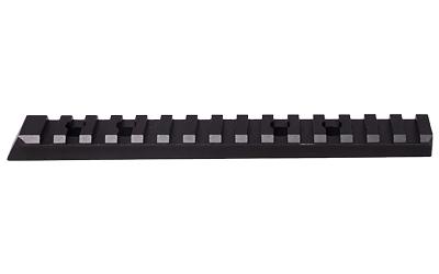 1 Piece Base, Black, Anodized, Compatible with Christensen Arms Ranger 22, 0 MOA Base 810-00039-00