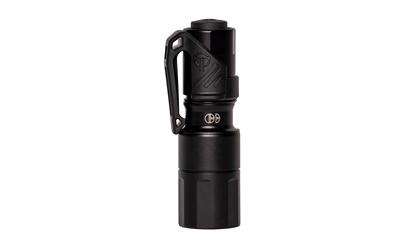 MCH Micro, Mission Configurable Handheld, Everyday Carry, Flashlight, 1200 Lumens, Accepts 18350 and CR123A Batteries, Single Output, Aluminum, Anodized Finish, Black, Includes 18350 Battery, Charger and Pocket Clip MCH 2.0-EDC-DF-P-350 BLK