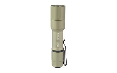 MCH, Mission Configurable Handheld, Everyday Carry Flashlight, Accepts 18650 and CR123A Batteries, 1400 Lumens, Single Output, Aluminum, Anodized Finish, Flat Dark Earth, Includes 18650 Battery, Charger and Pocket Clip MCH 2.0-EDC-DF-P-650 FDE