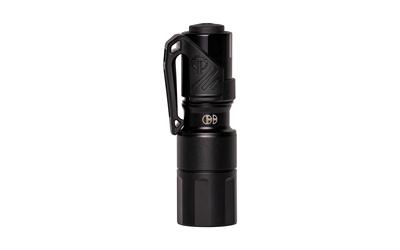 MCH Micro, Mission Configurable Handheld, Everyday Carry, Flashlight, 1200 Lumens, Single Output, Aluminum, Anodized Finish, Black, Includes Charger and Pocket Clip MCH2.0-EDC-S-350-BLK