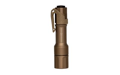 MCH, Mission Configurable Handheld, Everyday Carry Flashlight, 1400 Lumens, Single Output, Aluminum, Anodized Finish, Flat Dark Earth, Includes Charger and Pocket Clip MCH2.0-EDC-S-650-FDE