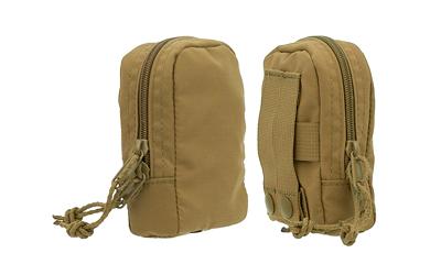 Side Car, Multipurpose Pouch, 3.5"x1.5"x5.25", 1000 Denier Nylon Construction, Coyote Brown BP3102