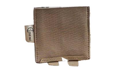 Magazine Pouch, 4"x4"x0.2", 1000 Denier Nylon Construction, Coyote Brown MP1002
