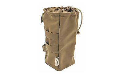 Tripod Water Bottle Holder, 4"x4"x9", 1000 Denier Nylon, Coyote Brown TW1002