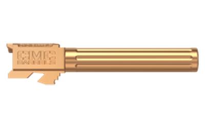 Barrel, 9MM, Bronze TiCN Finish, Hexagonal Boron Nitride Bore & Chamber, 416R Steel, Fluted, Fits Gen3 & Gen4 Glock 34 75518