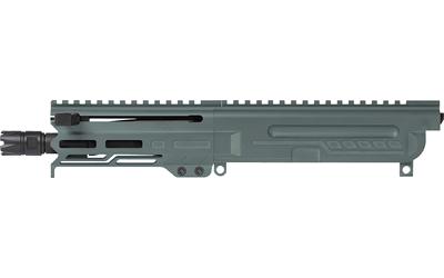 DISSENT, MK4, Complete Upper Receiver, 300 Blackout, 6.5" Threaded Barrel, 5/8x24, CMMG Zeroed Linear Compensator, Cerakote Finish, Charcoal Green, M-LOK Free Float Handguard, Fits AR-15 Lower Receiver, Includes 1913 Picatinny Rail End Plate 30B0E67-CG