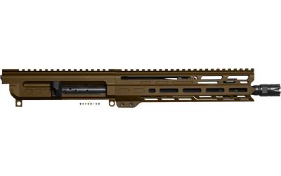 DISSENT, MK4, Complete Upper Receiver, 300 Blackout, 10.5" Threaded Barrel, 5/8x24, CMMG Zeroed Linear Compensator, Cerakote Finish, Midnight Bronze, M-LOK Free Float Handguard, Fits AR-15 Lower Receiver, Includes 1913 Picatinny Rail End Plate 30BC239-MB