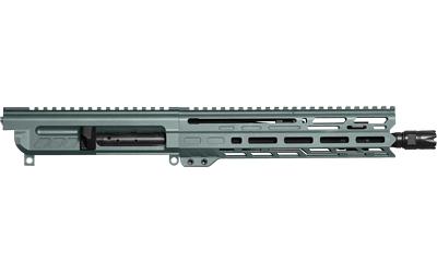 DISSENT, MK4, Complete Upper Receiver, 5.56NATO, 10.5" Threaded Barrel, 1/2x28, CMMG Zeroed Linear Compensator, Cerakote Finish, Charcoal Green, M-LOK Free Float Handguard, Fits AR-15 Lower Receiver, Includes 1913 Picatinny Rail End Plate 55B8D86-CG