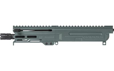 DISSENT, MK4, Complete Upper Receiver, 5.56NATO, 6.5" Threaded Barrel, 1/2x28, CMMG Zeroed Linear Compensator, Cerakote Finish, Charcoal Green, M-LOK Free Float Handguard, Fits AR-15 Lower Receiver, Includes 1913 Picatinny Rail End Plate 55B9331-CG