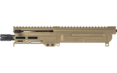 DISSENT, MK4, Complete Upper Receiver, 5.56NATO, 6.5" Threaded Barrel, 1/2x28, CMMG Zeroed Linear Compensator, Cerakote Finish, Coyote Tan, M-LOK Free Float Handguard, Fits AR-15 Lower Receiver, Includes 1913 Picatinny Rail End Plate 55B9331-CT